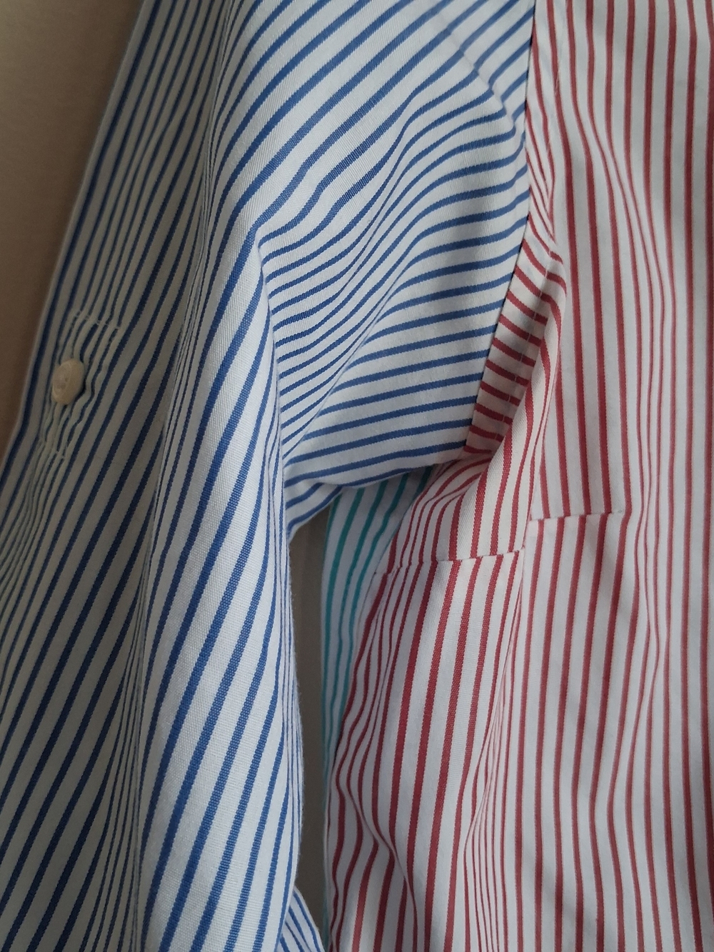 Brooks Brothers 346 Womens Multi Color Striped Fun Shirt Non-Iron Cotton Size 2 - Picture 4 of 6